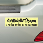 Handgemacht jedes aber Obama 2012 Autoaufkleber (Auf Auto)