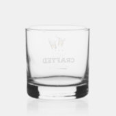 handgemacht whiskyglas (Rückseite)
