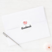 Handgemachte Geschäftsetiketten Runder Aufkleber (Umschlag)