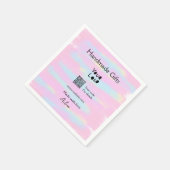 Handgemachte Geschenke für kleine Unternehmen, Lie Serviette (Ecke)