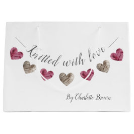 Handgemachte Geschenke "mit Liebe gegossen" Große Geschenktüte