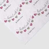 Handgemachte Geschenke "mit Liebe gegossen" Seidenpapier (Ausschnitt)