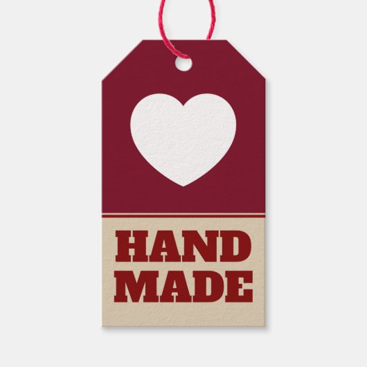 Handgemachte Geschenktafel Geschenkanhänger (Vorderseite)