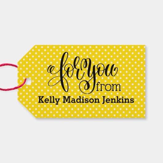 Handgemachte Geschenktafel Geschenkanhänger (Rückseite Horizontal)