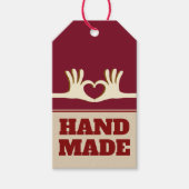 Handgemachte Geschenktafel Geschenkanhänger (Vorderseite)