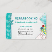 Handgemachte Grußkarten u. Scrapbooking Visitenkarte (Vorderseite)