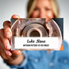 Handgemachte Keramik Visitenkarte