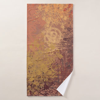 Handgemachte Kunst. Farbige Textur. Moderne Kunstw Badehandtuch