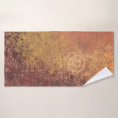 Handgemachte Kunst. Farbige Textur. Moderne Kunstw Badehandtuch (Badehandtuch)