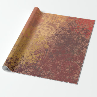 Handgemachte Kunst. Farbige Textur. Moderne Kunstw Geschenkpapier