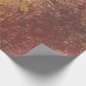 Handgemachte Kunst. Farbige Textur. Moderne Kunstw Geschenkpapier (Ecke)