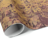 Handgemachte Kunst. Farbige Textur. Moderne Kunstw Geschenkpapier (Rolleneckpunkt)