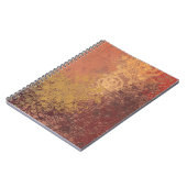 Handgemachte Kunst. Farbige Textur. Moderne Kunstw Notizblock (Linke Seite)