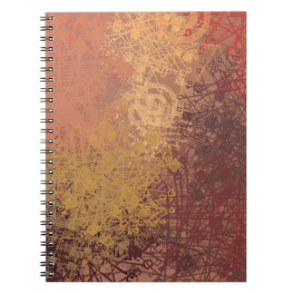 Handgemachte Kunst. Farbige Textur. Moderne Kunstw Notizblock