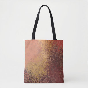 Handgemachte Kunst. Farbige Textur. Moderne Kunstw Tasche