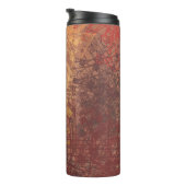 Handgemachte Kunst. Farbige Textur. Moderne Kunstw Thermosbecher (Nach rechts gedreht)