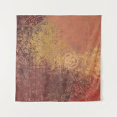 Handgemachte Kunst. Farbige Textur. Moderne Kunstw Wandteppich (Vorderseite (Horizontal))