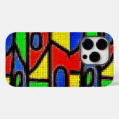 Handgemachte Mosaike, Malerei Barcelona Tilles Case-Mate iPhone Hülle (Rückseite (Horizontal))