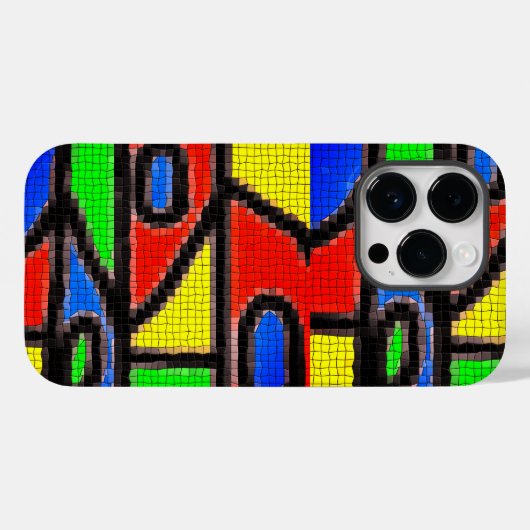 Handgemachte Mosaike, Malerei Barcelona Tilles Case-Mate iPhone Hülle (Rückseite (Horizontal))
