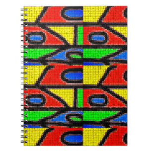 Handgemachte Mosaike, Malerei Barcelona Tilles Notizblock