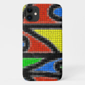 Handgemachte Mosaike, moderne Kunst. Case-Mate iPhone Hülle (Rückseite)