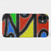 Handgemachte Mosaike, moderne Kunst. Case-Mate iPhone Hülle (Rückseite (Horizontal))