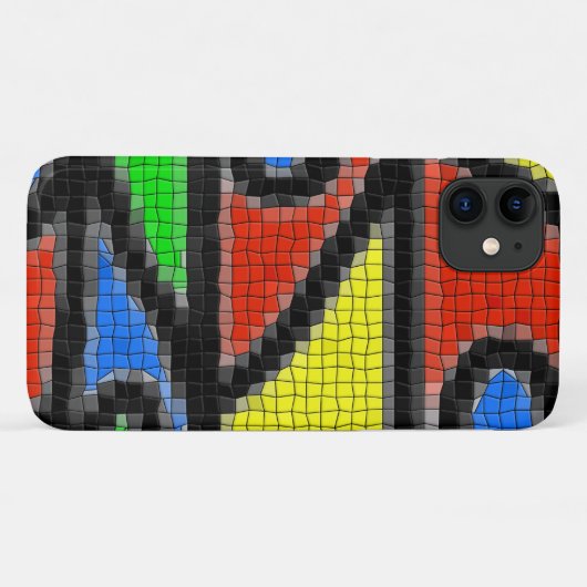 Handgemachte Mosaike, moderne Kunst. Case-Mate iPhone Hülle (Rückseite (Horizontal))