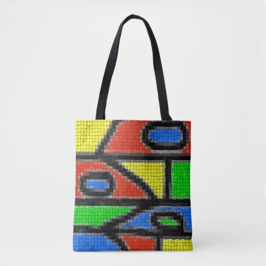 Handgemachte Mosaike, moderne Kunst. Tasche (Vorderseite)