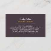 Handgemachte Seife-, Kerzen- und Seifenhersteller Visitenkarte (Rückseite)