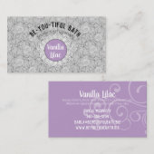 Handgemachte Seifenbad-Geruch-Visitenkarte Visitenkarte (Vorne/Hinten)