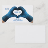 Handgemachte Strick-Geschäfts-Karte Visitenkarte (Vorne/Hinten)