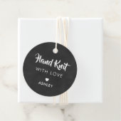 Handgemachte Strick mit Liebe, handgemachte Gesche Geschenkanhänger (Beispiel)