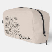 Handgemachte Toilettentasche für sie, Mädchen & Ar Waschbeutel (Rechte Ecke)