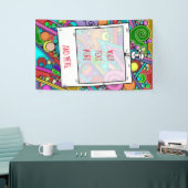 Handgemachte und digital gestrichene Muster Art 12 Banner (Messeveranstaltung)