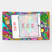 Handgemachte und digital gestrichene Muster Art 12 Banner (Horizontal)