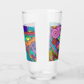 Handgemachte und digital gestrichene Muster Art 12 Glas (Rechts)