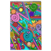 Handgemachte und digital gestrichene Muster Art 12 Kalender (Titelbild)