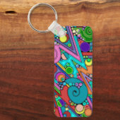 Handgemachte und digital gestrichene Muster Art 12 Schlüsselanhänger (Vorderseite)