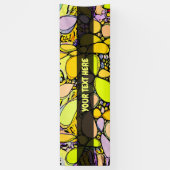 Handgemachte und digital gestrichene Muster Art 13 Banner (Vertikal)