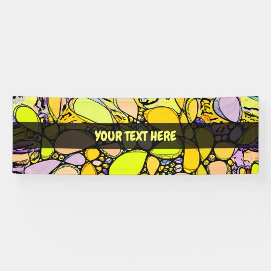 Handgemachte und digital gestrichene Muster Art 13 Banner (Horizontal)