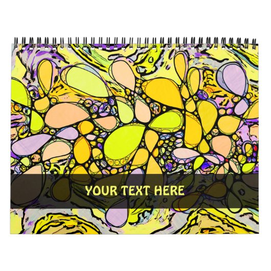 Handgemachte und digital gestrichene Muster Art 13 Kalender (Titelbild)