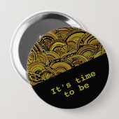 Handgemachte und digital gestrichene Muster Art 15 Button (Vorne & Hinten)