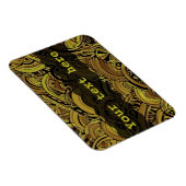 Handgemachte und digital gestrichene Muster Art 15 Magnet (Rechte Seite)
