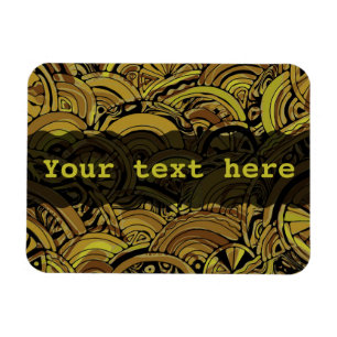 Handgemachte und digital gestrichene Muster Art 15 Magnet