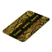 Handgemachte und digital gestrichene Muster Art 15 Magnet (Linke Seite)