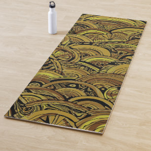 Handgemachte und digital gestrichene Muster Art 15 Yogamatte