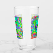 Handgemachte und digital gestrichene Muster Art 18 Glas (Rechts)
