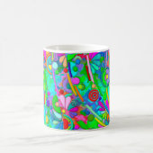 Handgemachte und digital gestrichene Muster Art 18 Kaffeetasse (Mittel)