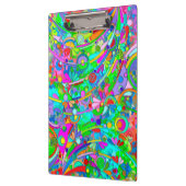 Handgemachte und digital gestrichene Muster Art 18 Klemmbrett (Links)