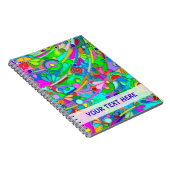 Handgemachte und digital gestrichene Muster Art 18 Notizblock (Rechte Seite)